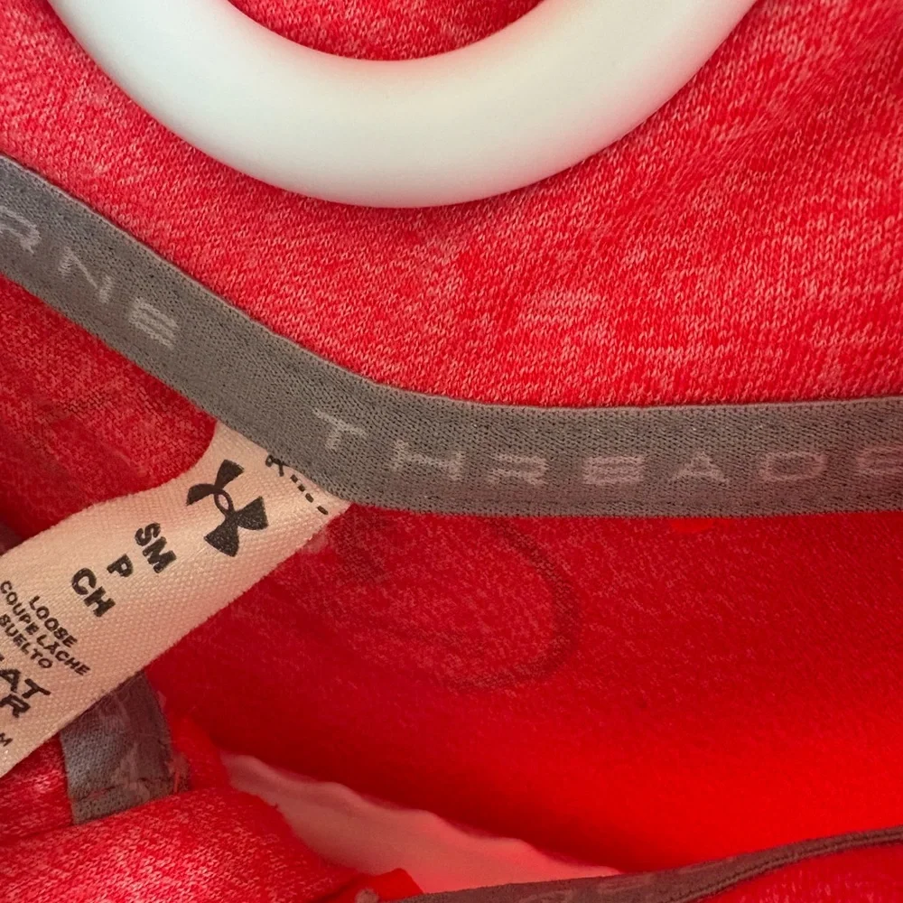 Under Armour fluorescent pink Athletic long sleeve quarter zip - small - Picture 4 of 7